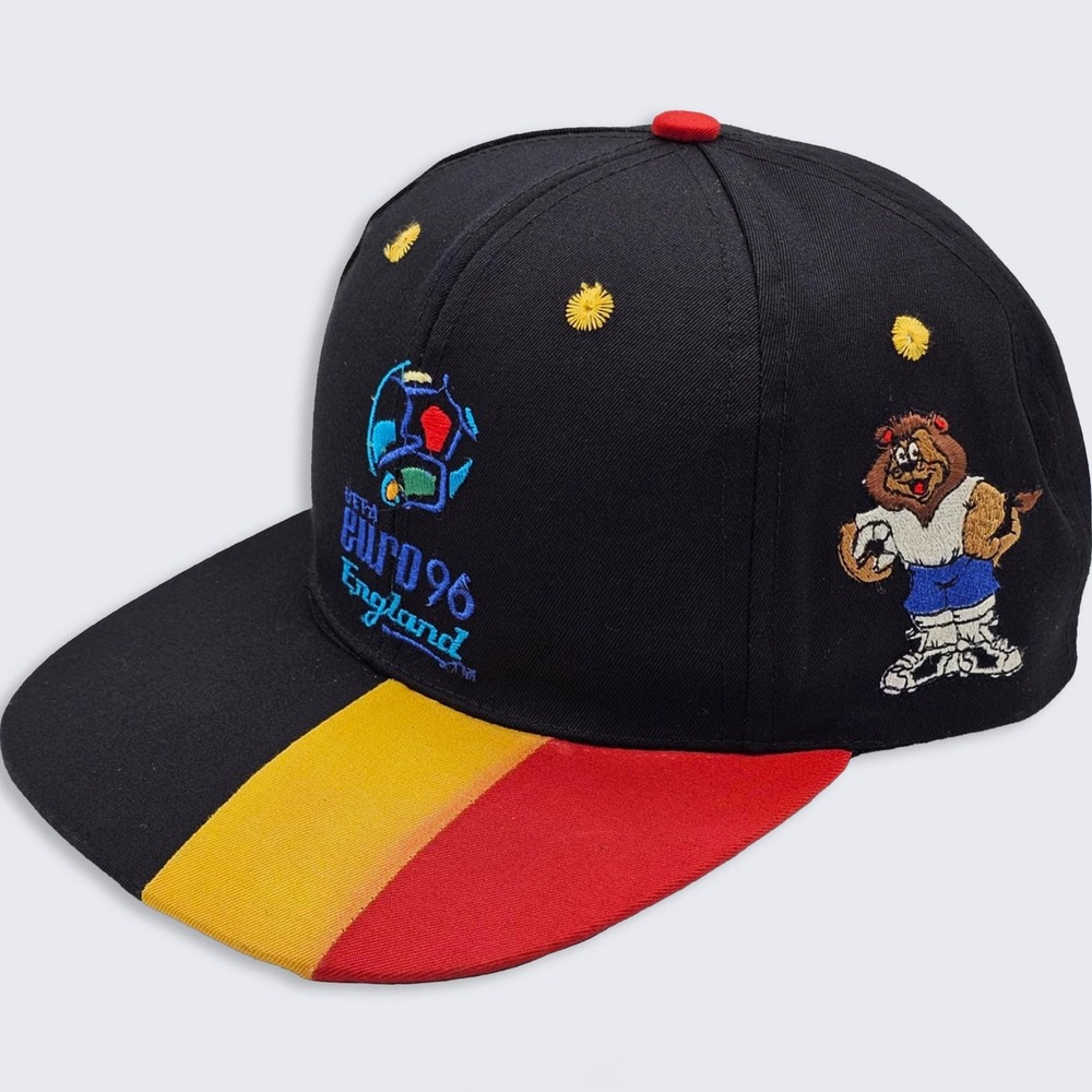 Germany Soccer Vintage 90s Euro 96 England Snapback Hat